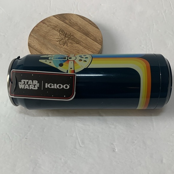 Star Wars x Igloo 16 oz Millennium Falcon Insulated Tumbler Can NWT - Picture 6 of 9